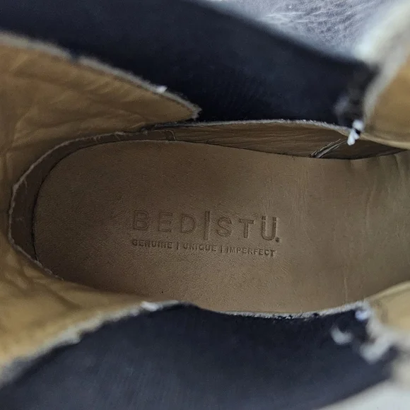 Bed Stu Ravine Booties Grey Rustic Natural Leather 6.5 - Picture 7 of 12